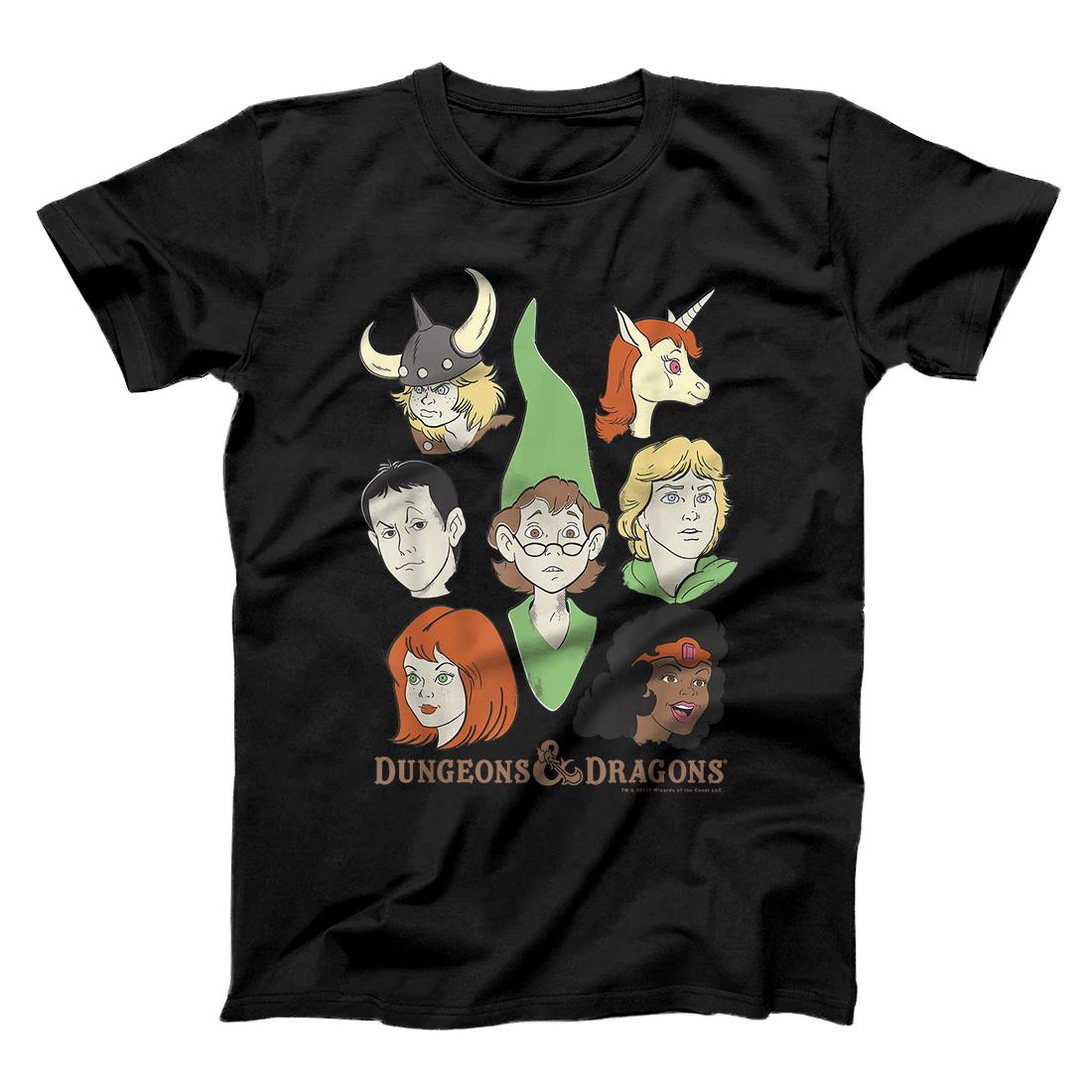 Personalized Dungeons & Dragons Cartoon Group Shot T-Shirt