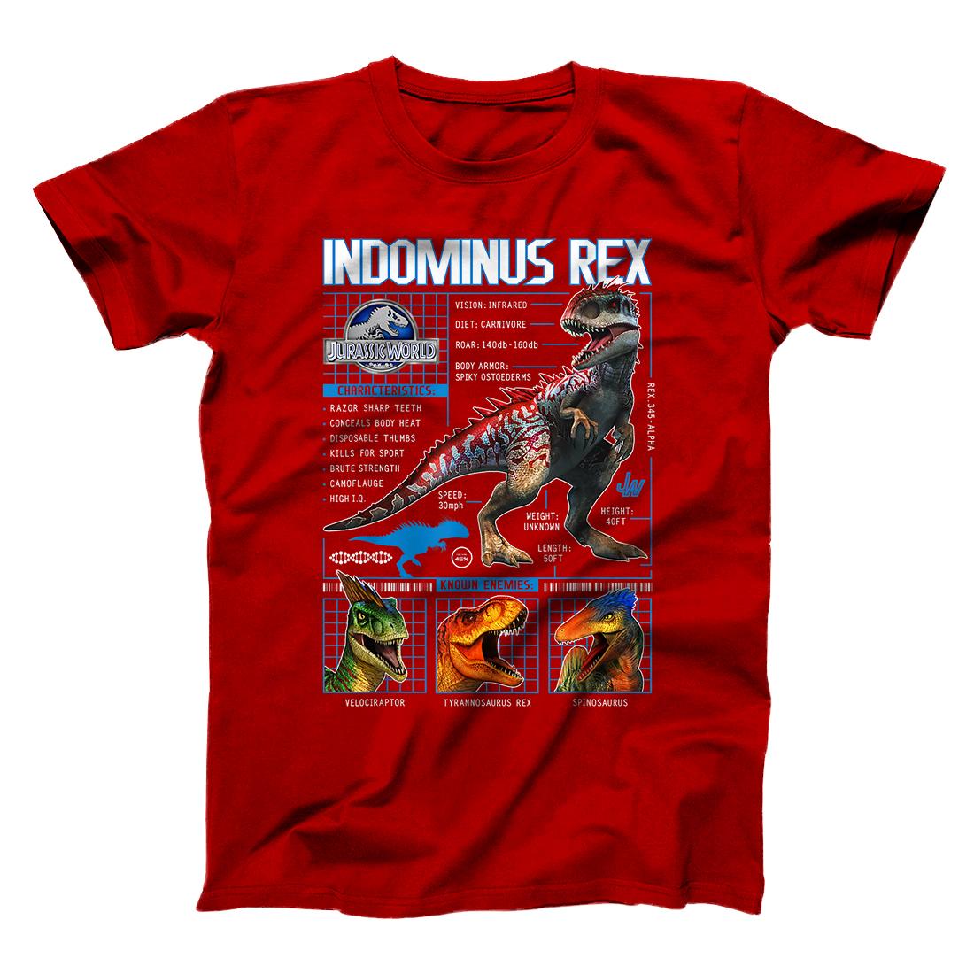 Jurassic World Indominus Rex Schematic T-Shirt - All Star Shirt