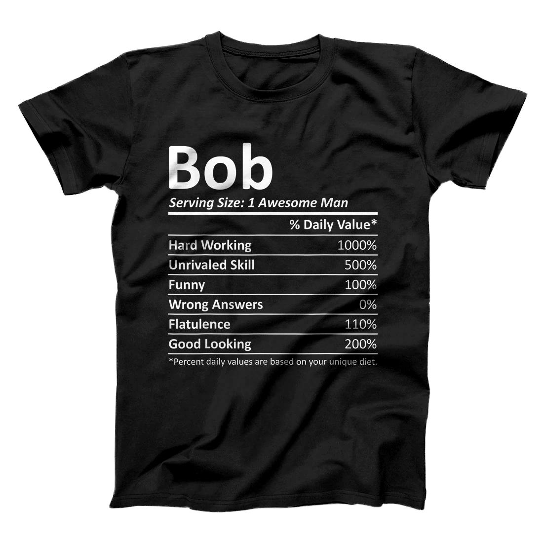 Personalized BOB Nutrition Funny Birthday Personalized Name Gift Idea T-Shirt