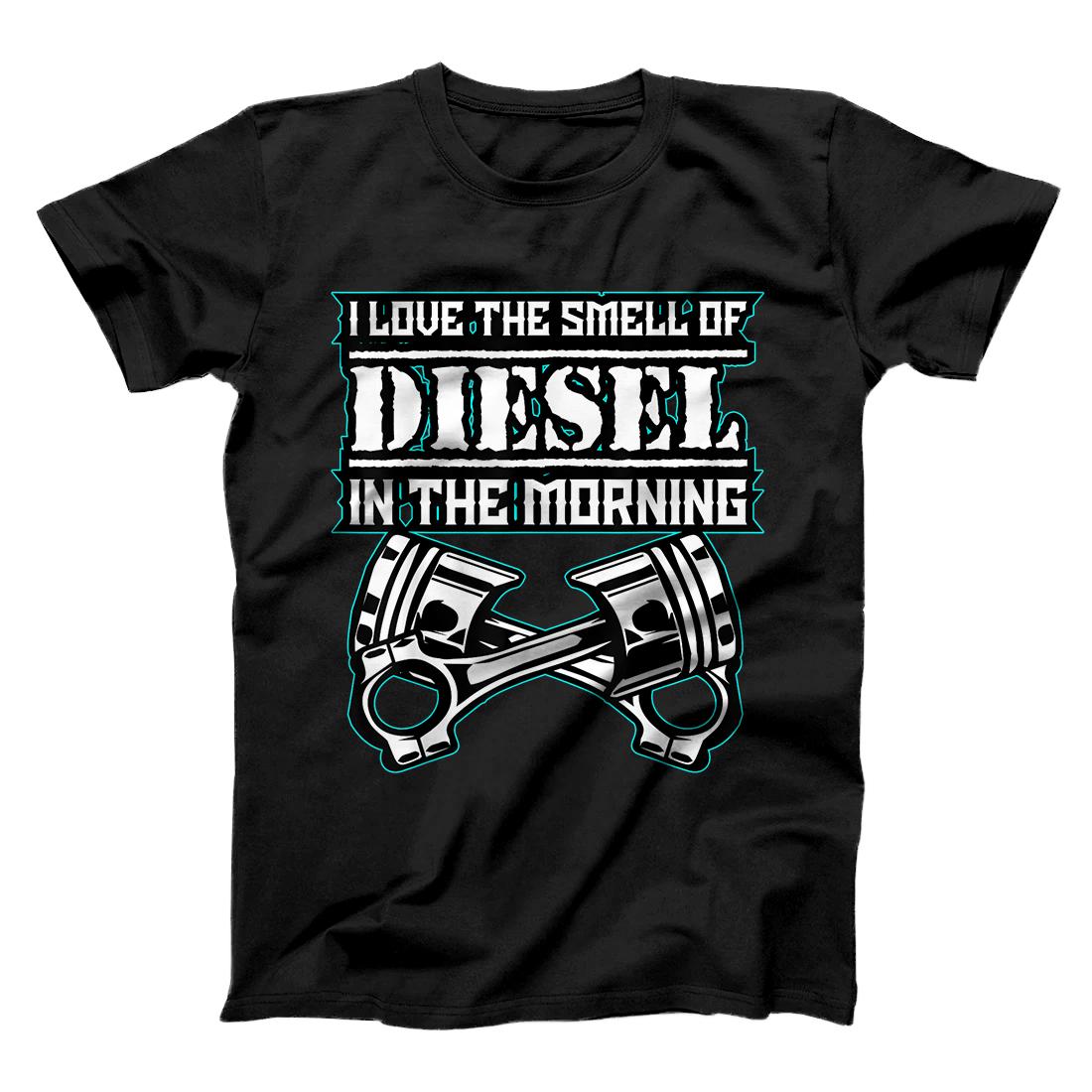 Personalized I Love The Smell of Diesel In The Morning - Diesel Trucks T-Shirt