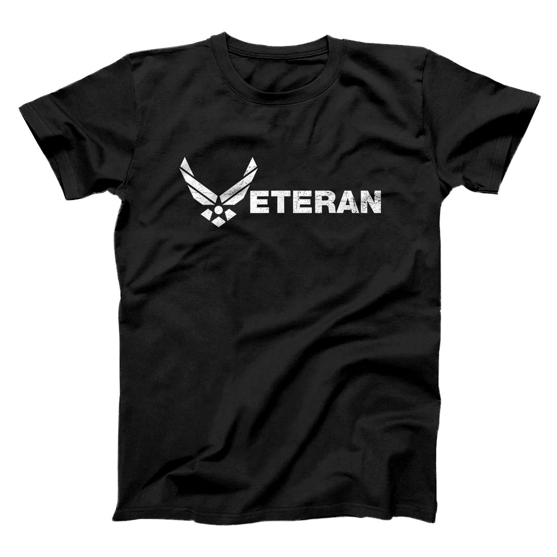 Personalized Veteran US Air Force Wings T-Shirt