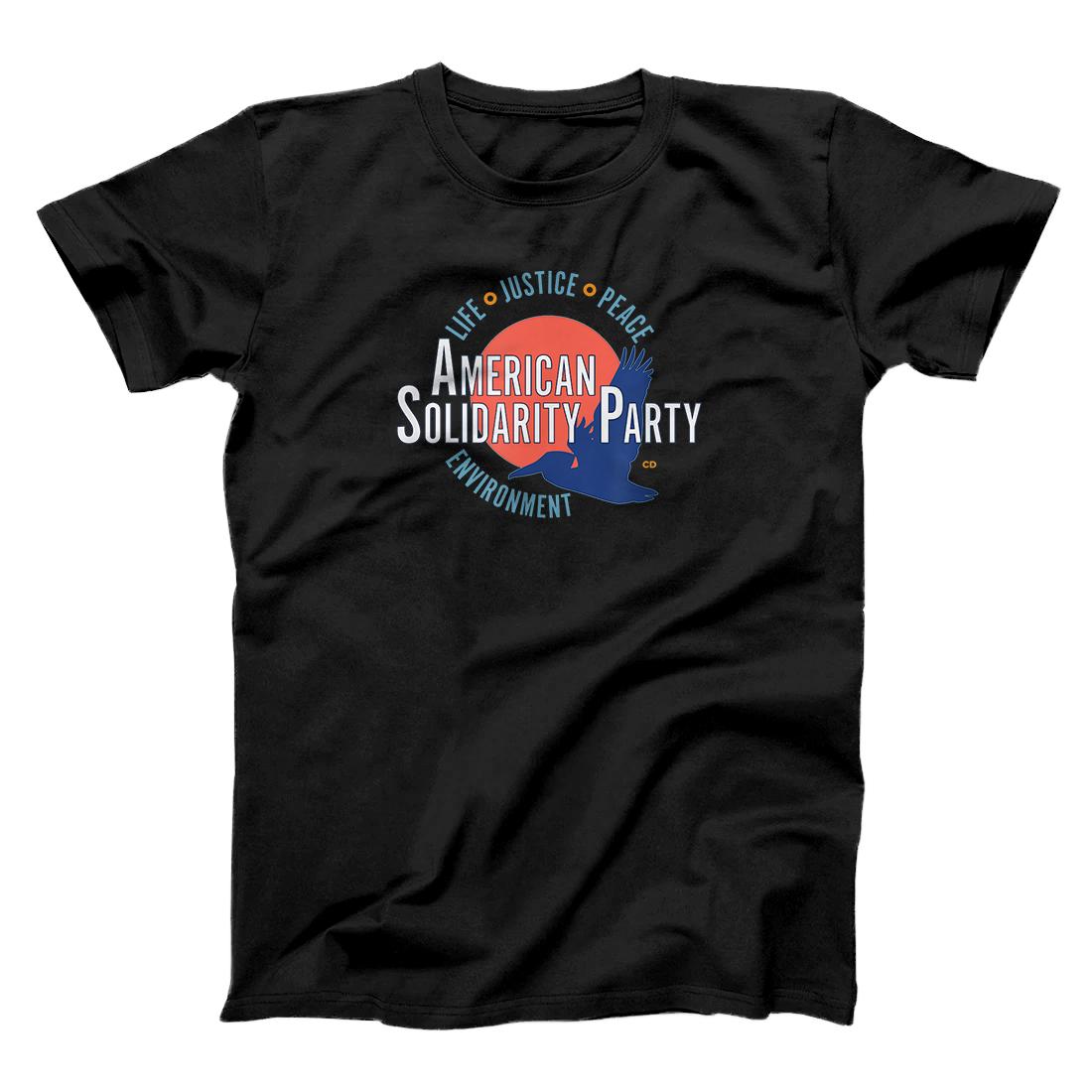 Personalized American Solidarity Party Logo with Platform Principles T-Shirt