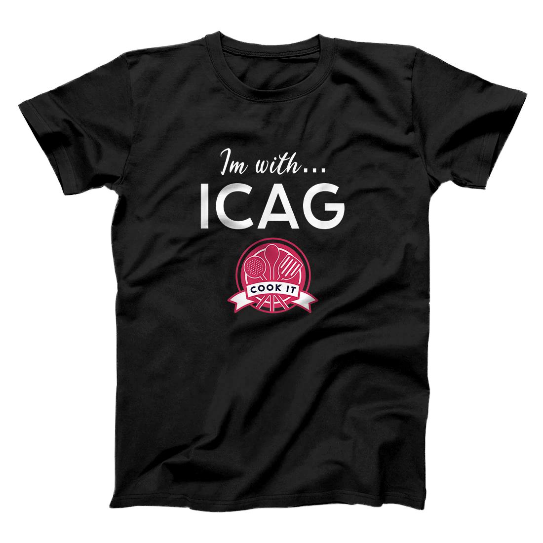 Personalized I'm with Icag Design for a Chef T-Shirt