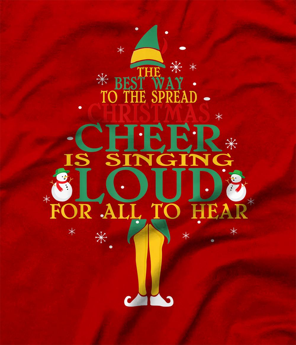 best way to spread christmas cheer shirt