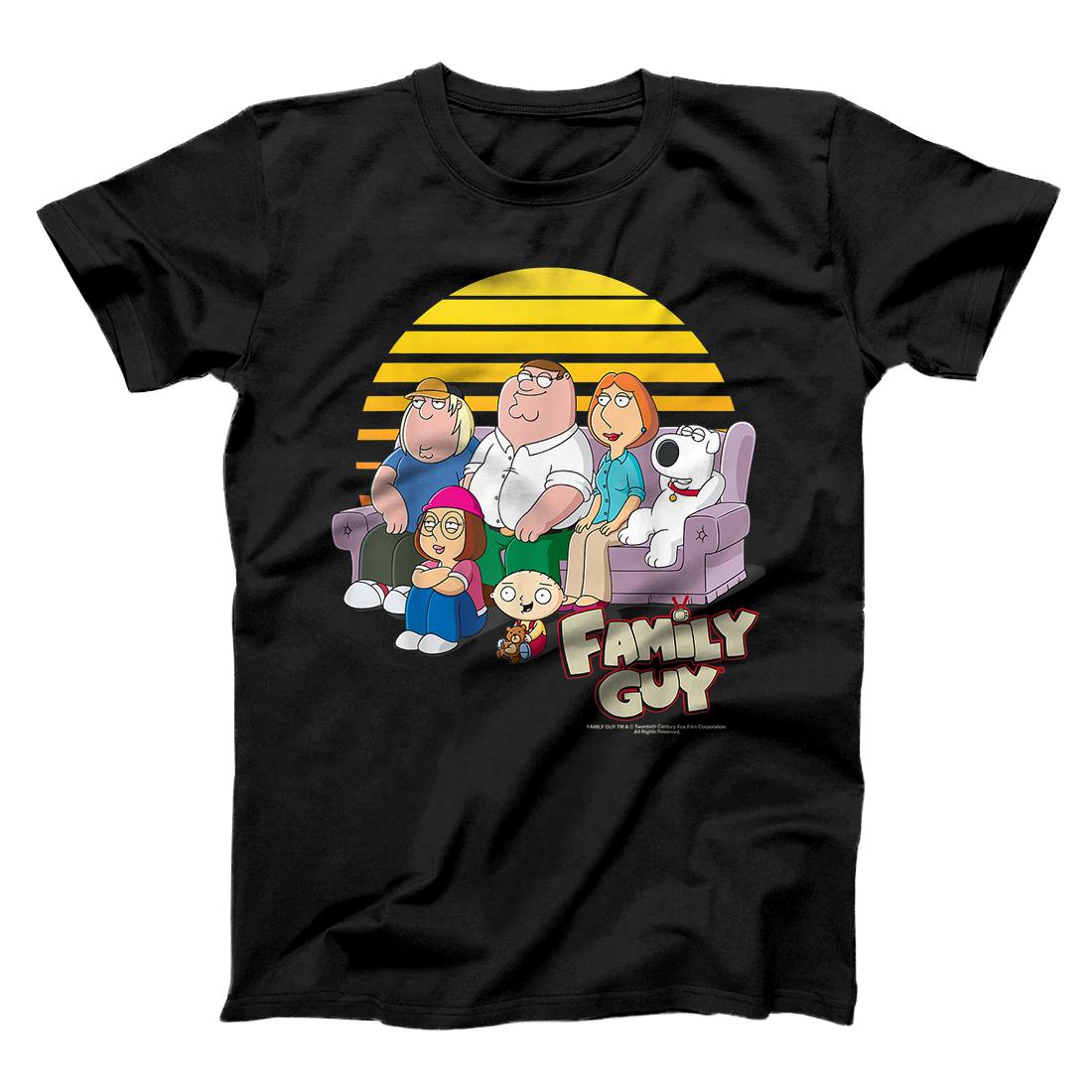 Personalized Family Guy Group Shot Couch Portrait T-Shirt