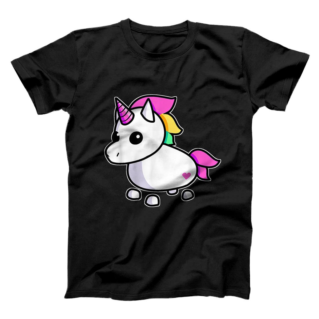 Personalized Rainbow Unicorn Cute Pet Hand Drawn Christmas Gift For Kids T-Shirt