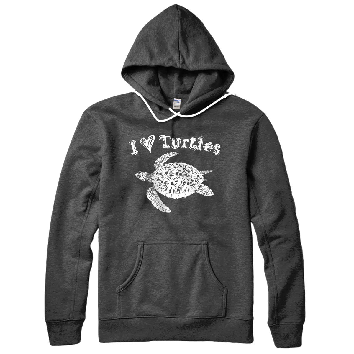 I LOVE TURTLES Toddler Girls Boys Sea Turtle Animal Activist Pullover ...
