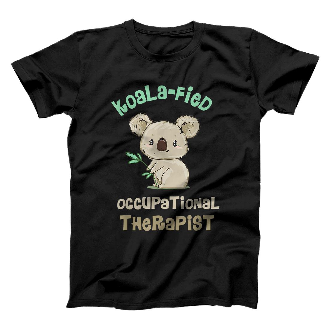 Personalized Cute Koala Occupational Therapy Tee Qualified OT OTA T-Shirt