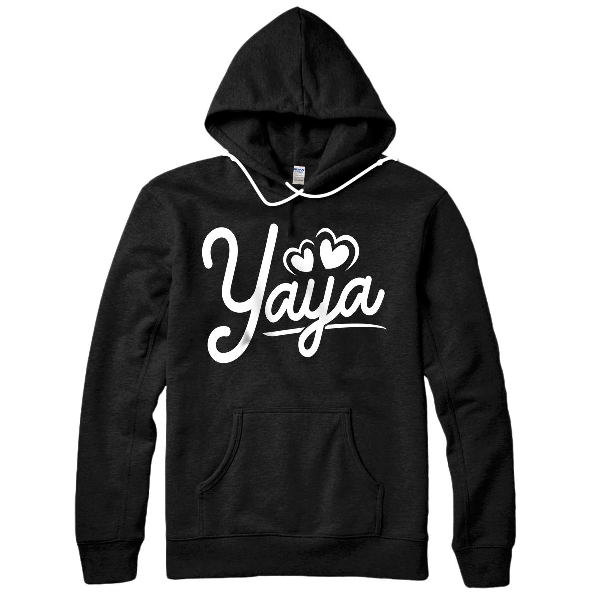 Personalized Yaya Gifts from Grandchildren Yaya for Grandma Cute Yaya Pullover Hoodie