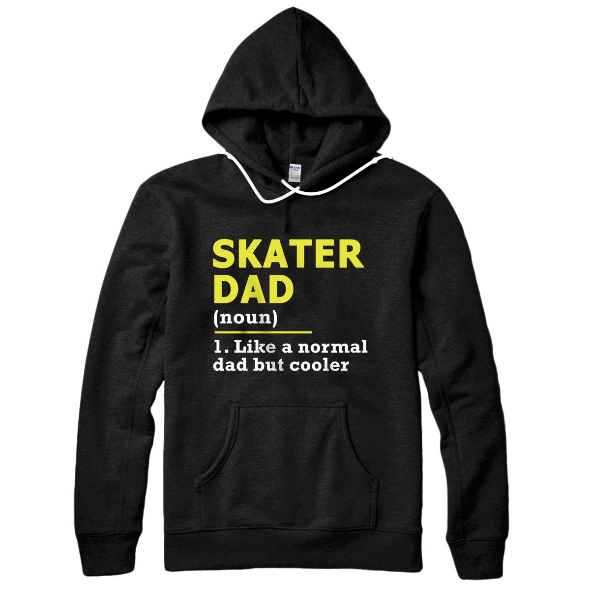 Personalized Skater Dad Father Definition Pullover Hoodie