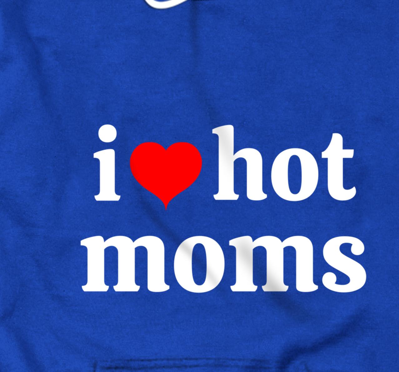 Danny Duncan I Heart Hot Moms Blue Hoodie