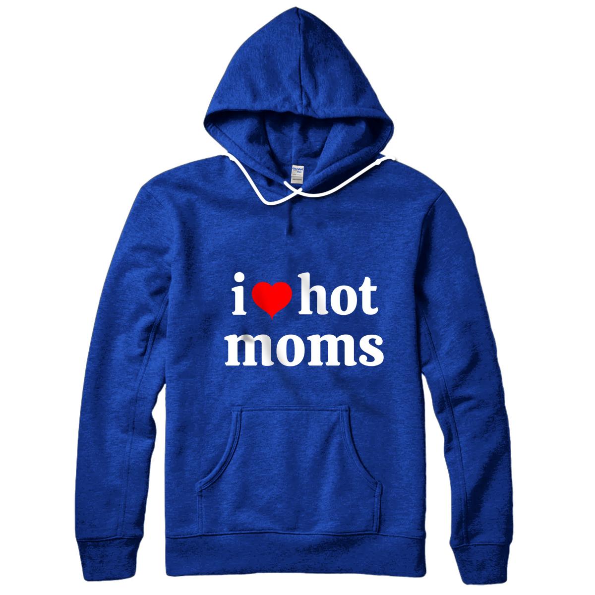 Danny Duncan I Heart Hot Moms Blue Hoodie