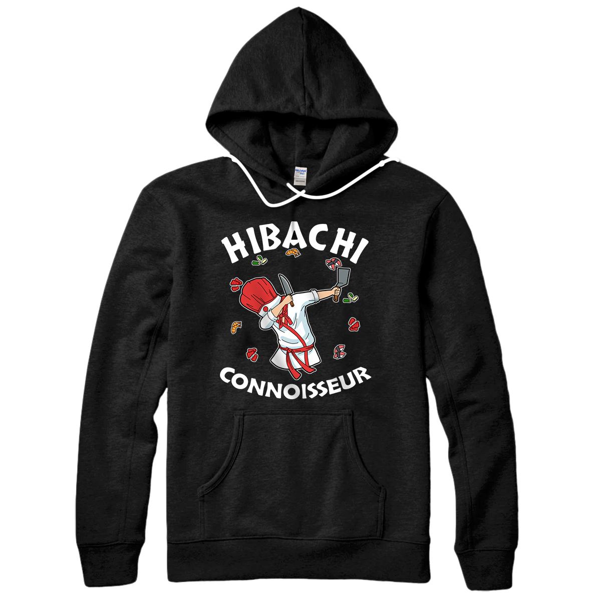 Personalized Hibachi Chef Costume Hibachi Connoisseur Japanese Hibachi Pullover Hoodie