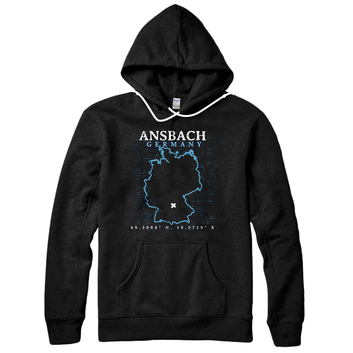 Personalized Germany Ansbach Pullover Hoodie