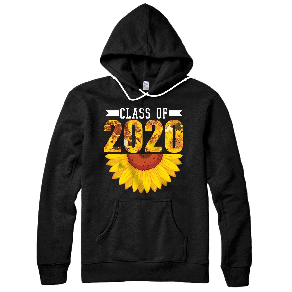 Personalized Class of 2020 Sunflower Senior High School Graduation Pullover Hoodie