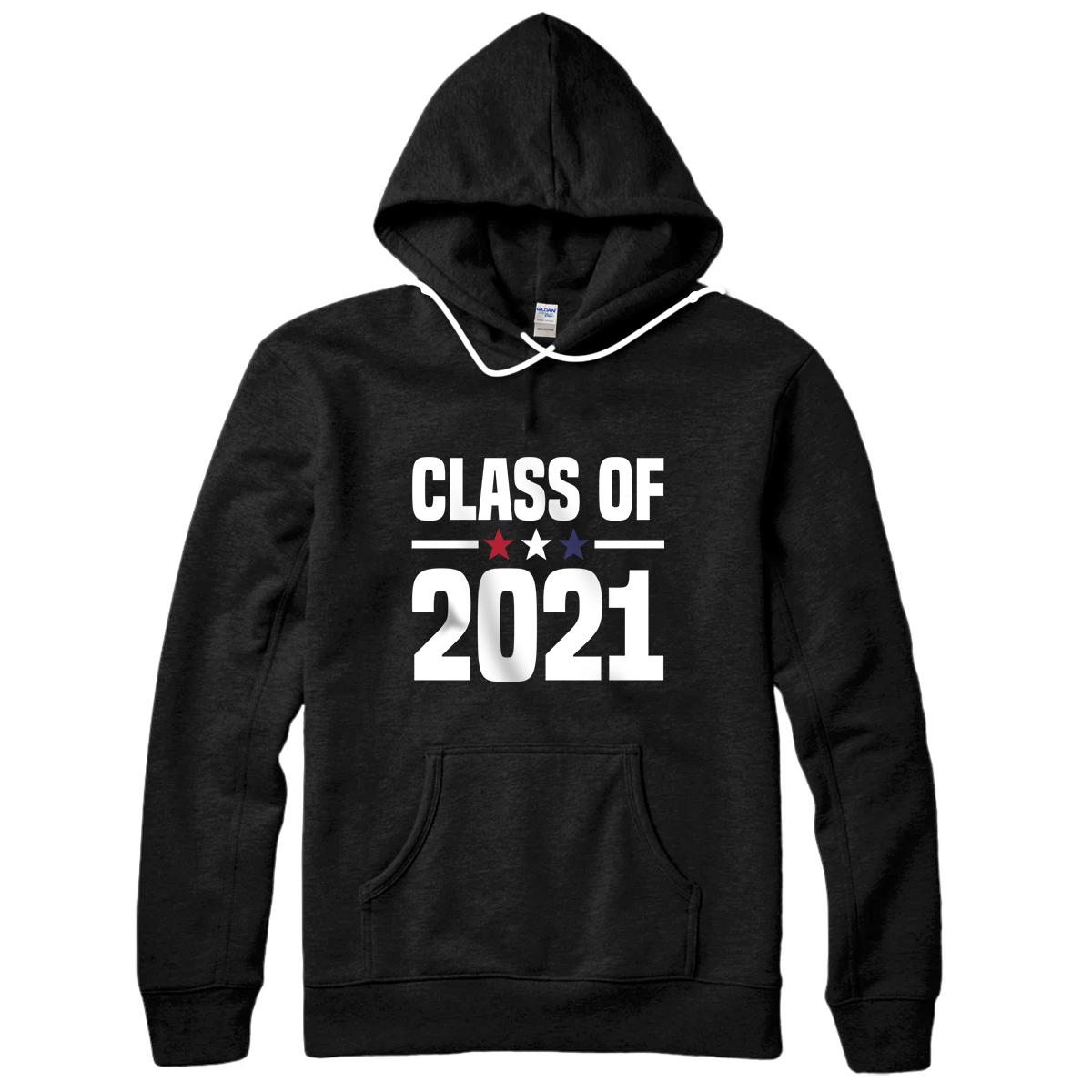 Personalized Class of 2021 College University High School Senior Graduate Pullover Hoodie