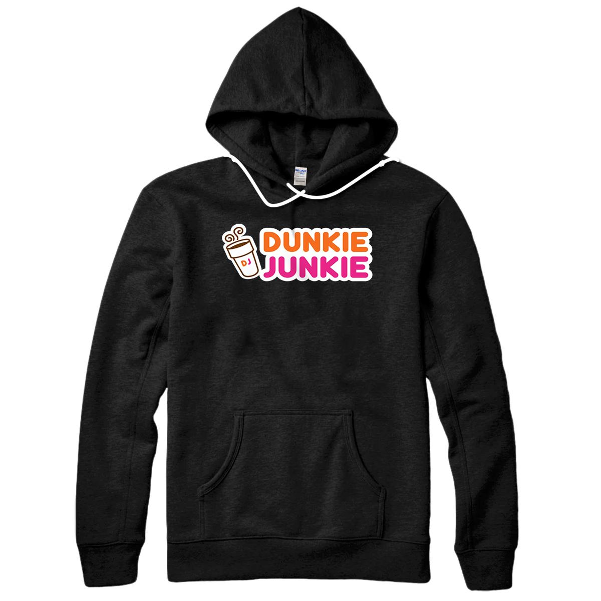 Personalized Dunkie Junkie Coffee Lover's GIft Pullover Hoodie