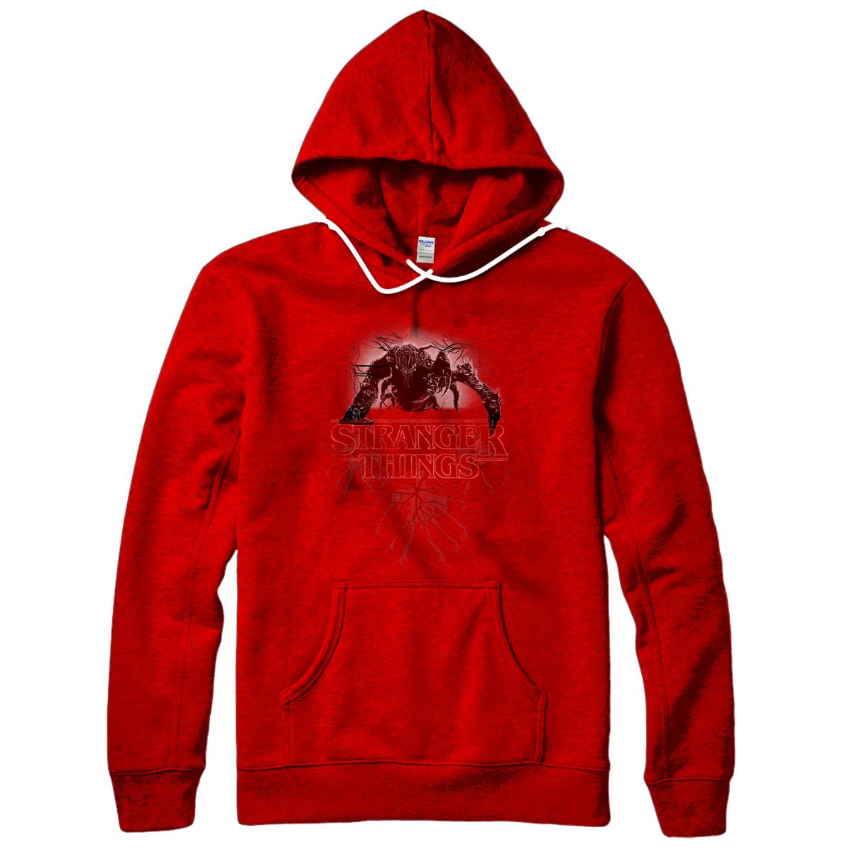 Stranger Things Demogorgon Glow Logo Pullover Hoodie - All Star Shirt