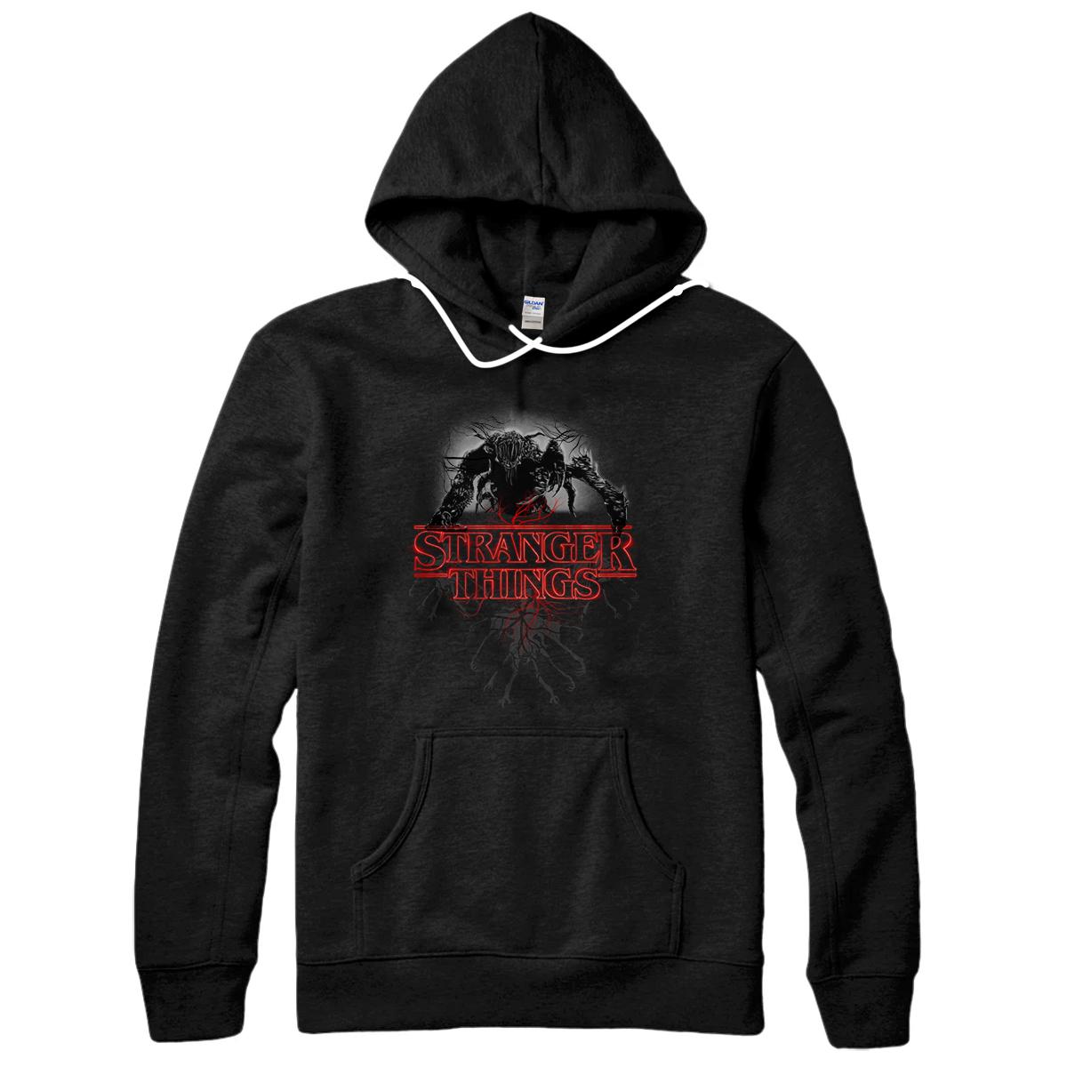 Personalized Stranger Things Demogorgon Glow Logo Pullover Hoodie