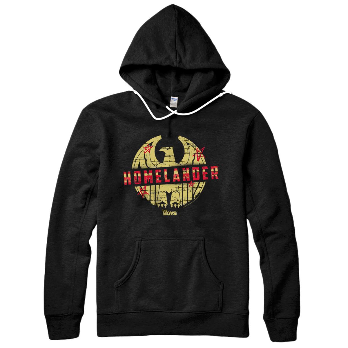 Personalized The Boys Homelander Symbol Pullover Hoodie