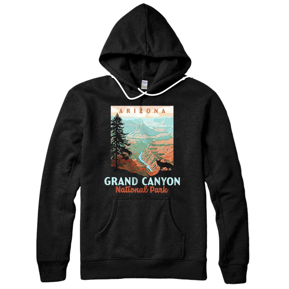 Personalized Grand Canyon National Park, Arizona Vintage WPA Style Pullover Hoodie