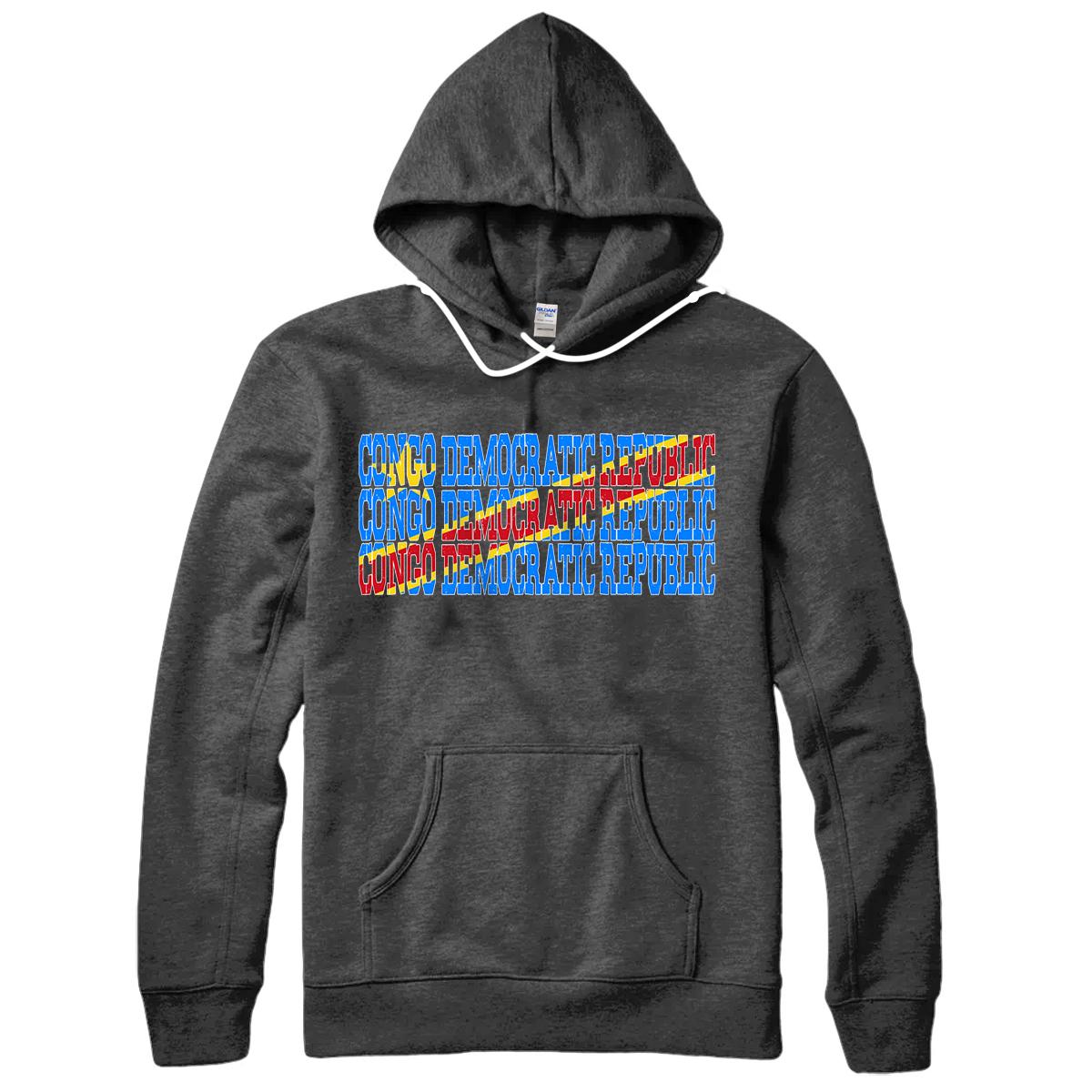 CONGO DEMOCRATIC REPUBLIC | Congolese Flag Sports Lovers Tee Pullover ...