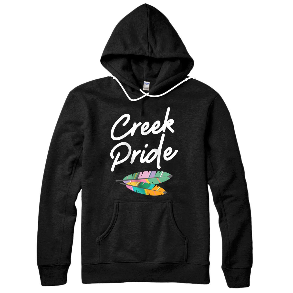 Personalized Funny Creek Pride Native American Indian Men Women Gifts Pullover Hoodie