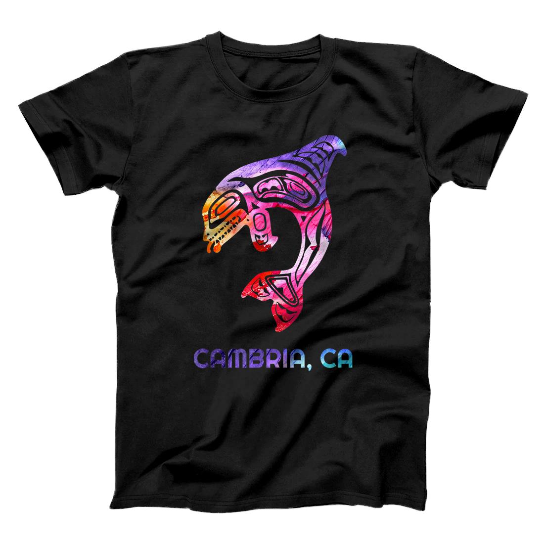 Cambria California Orca Killer Whale Native American T-Shirt