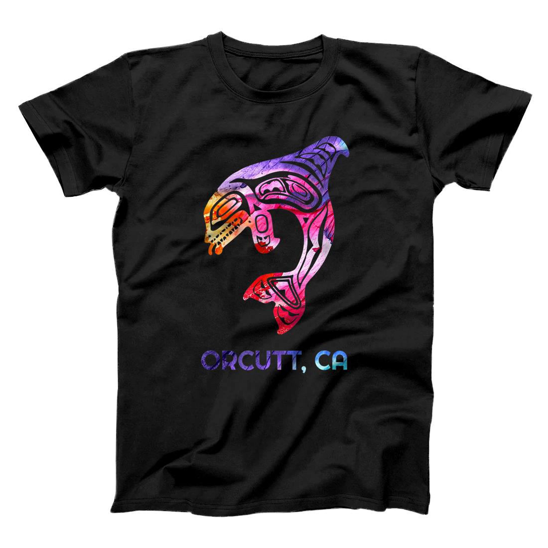 Orcutt California Orca Killer Whale Native American T-Shirt