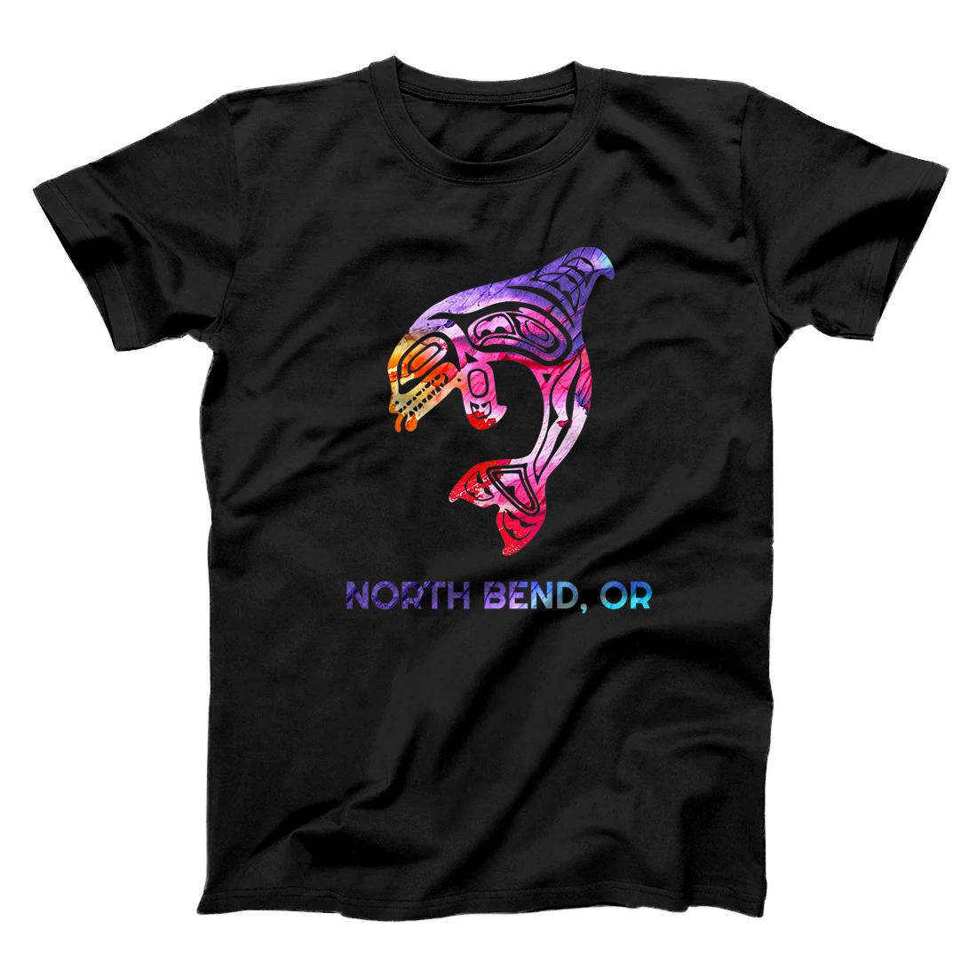 North Bend Oregon Native American Orca Killer Whale Premium T-Shirt