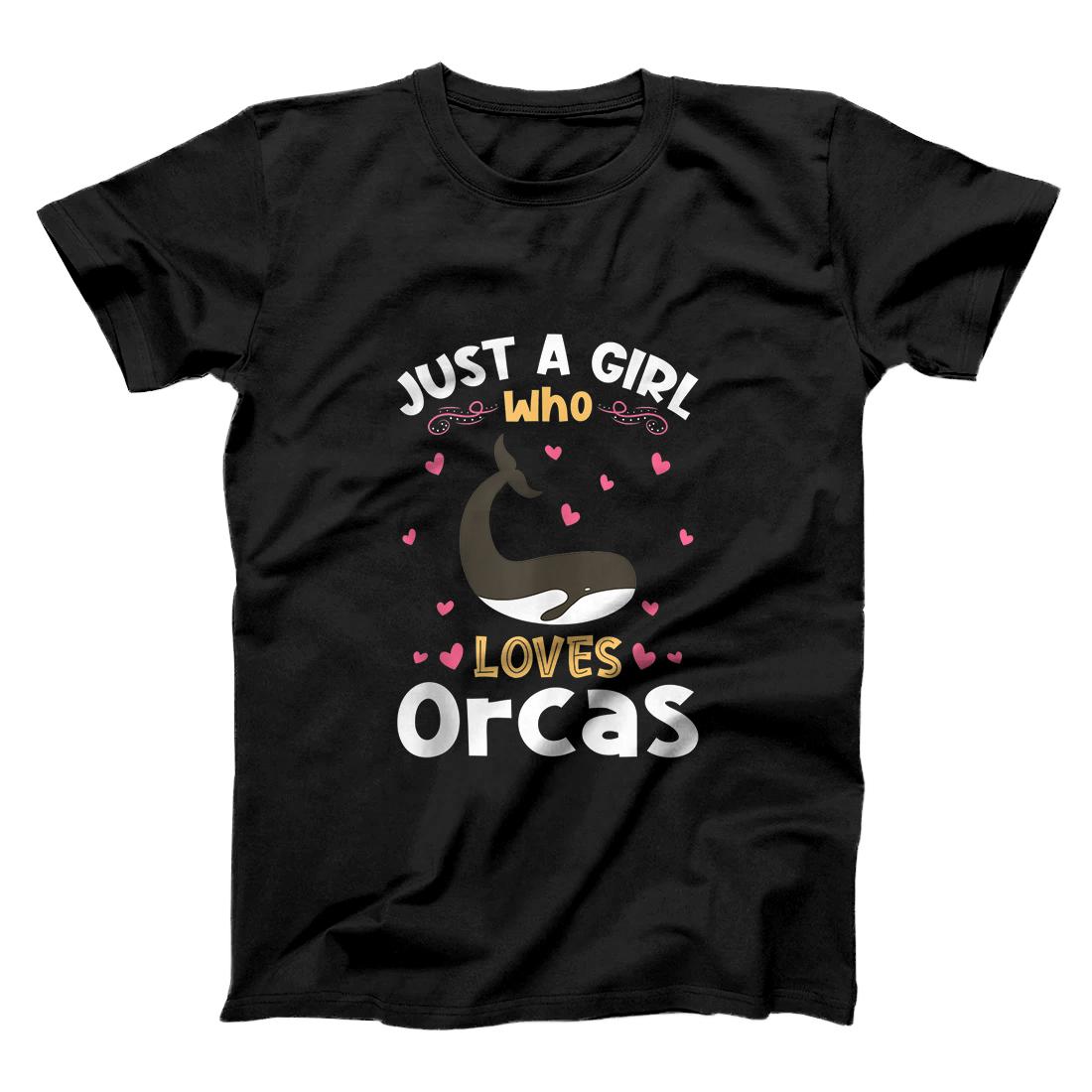 Just a Girl who Loves Orcas Tank Top