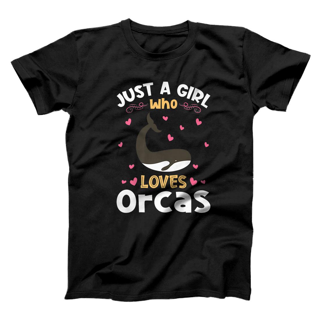 Just a Girl who Loves Orcas Premium T-Shirt