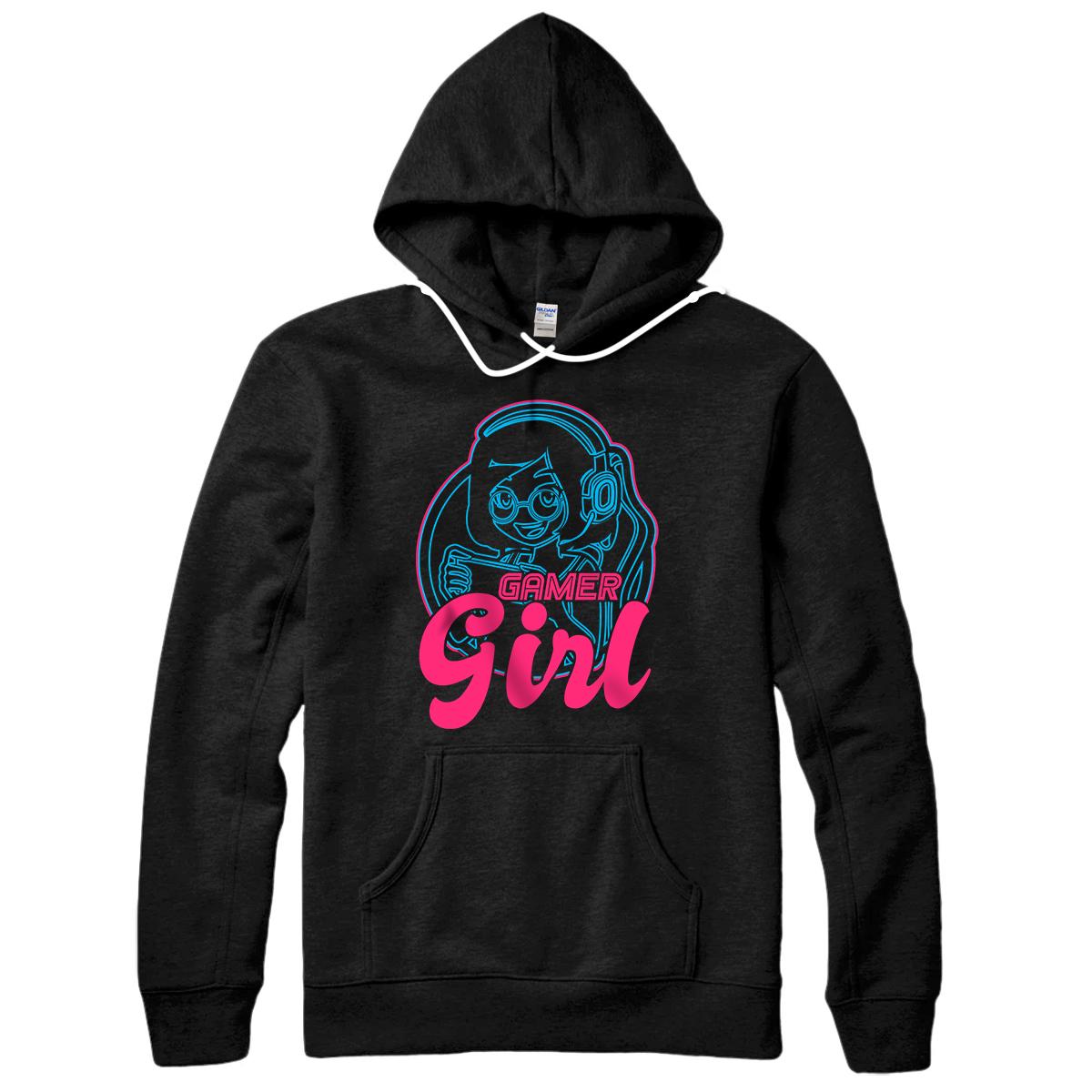 Gamer Girl Video Gaming Pullover Hoodie