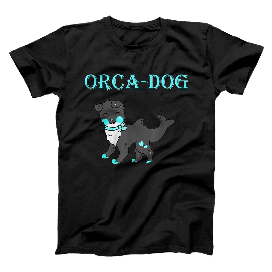 Orca Killer dog orcadog orga-dog face Save the Whales Ocean T-Shirt