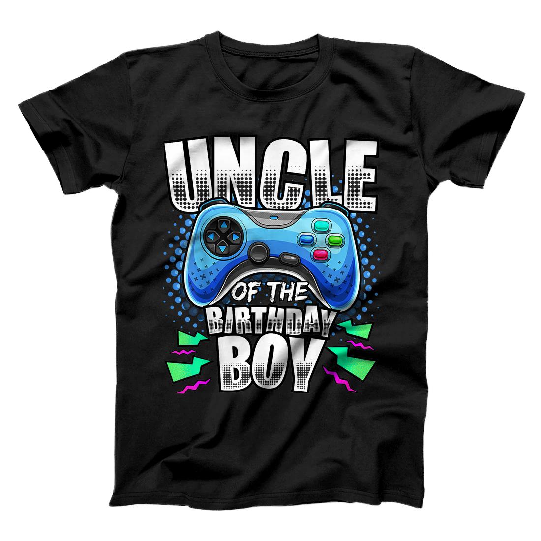 Uncle of the Birthday Boy Matching Video Game Birthday Gift T-Shirt