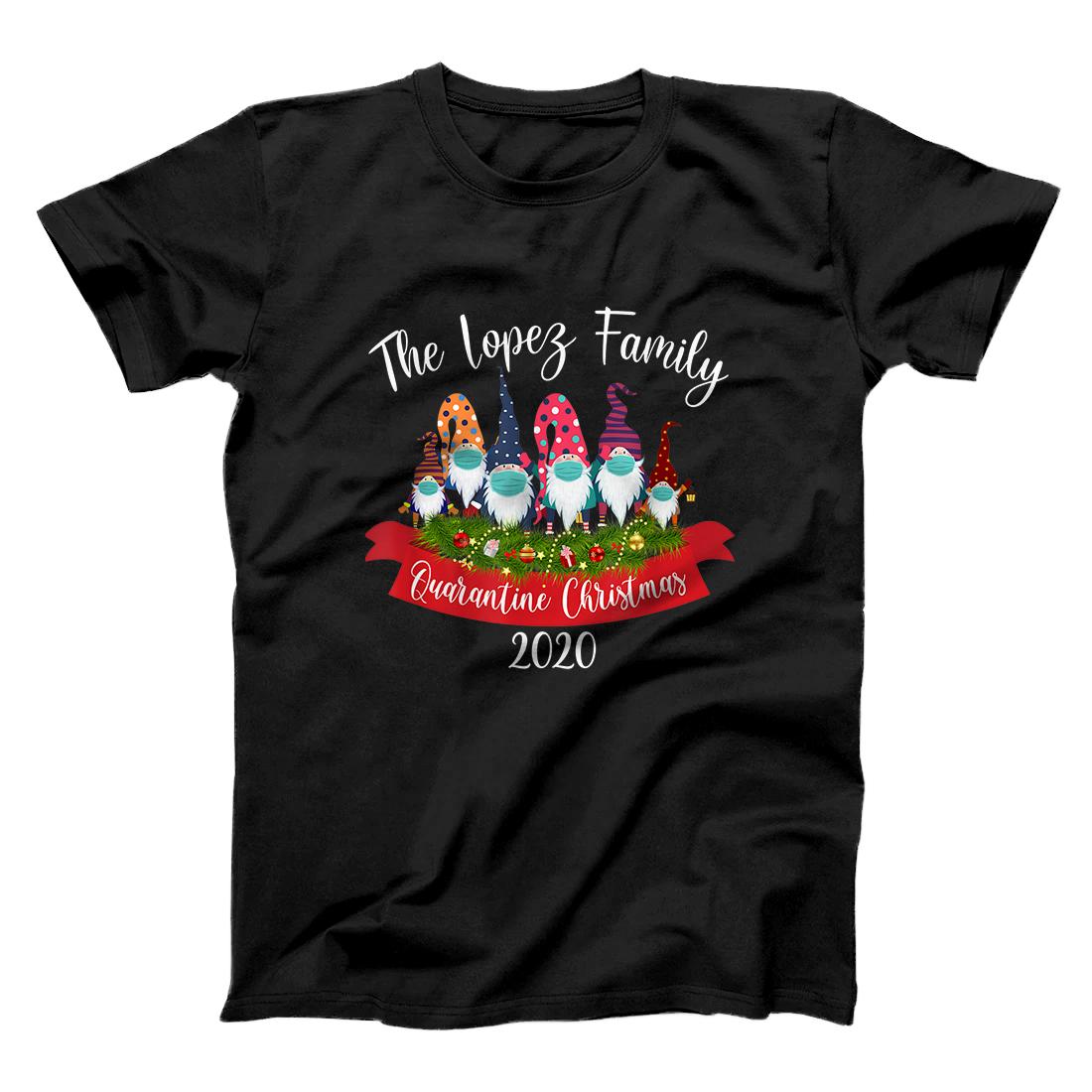 Lopes Family Quarantined Christmas 2020 Xmas Family Uniform T-Shirt