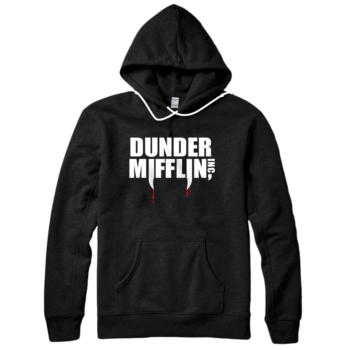 Personalized The Office Dunder Mifflin Fangs Logo Pullover Hoodie