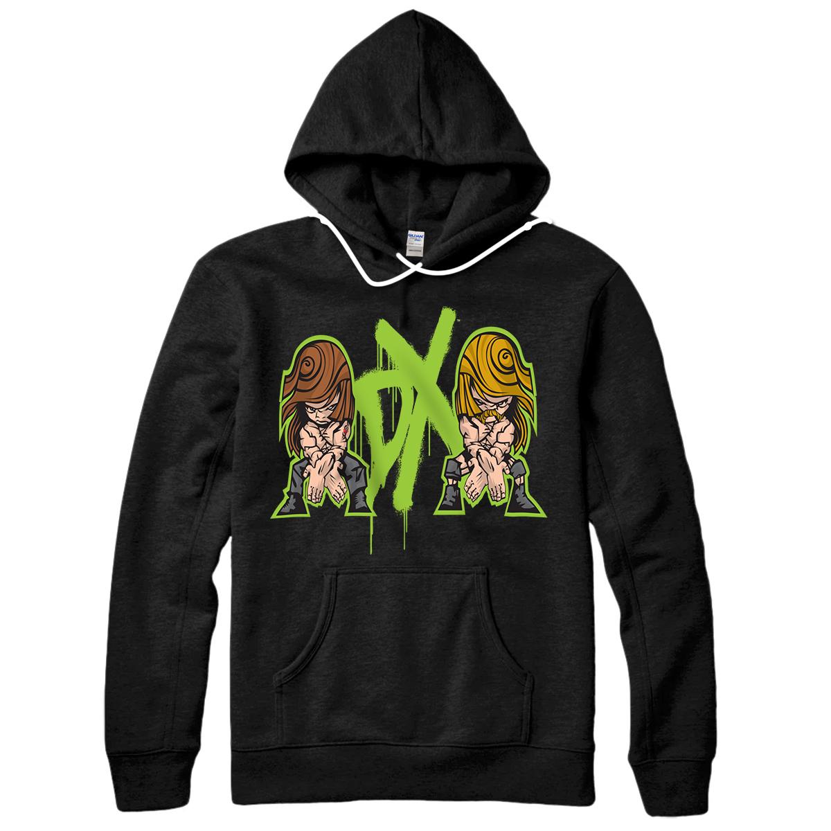 Personalized WWE DX "Illustrated Chop" Graphic Pullover Hoodie