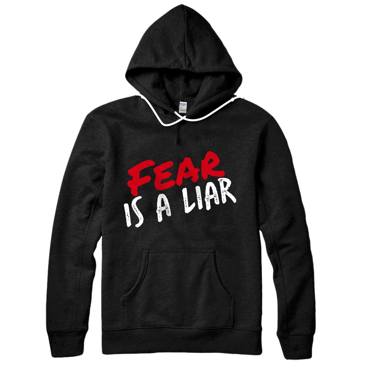 Personalized Fear Is A Liar - Follow the Way and the Truth Pullover Hoodie