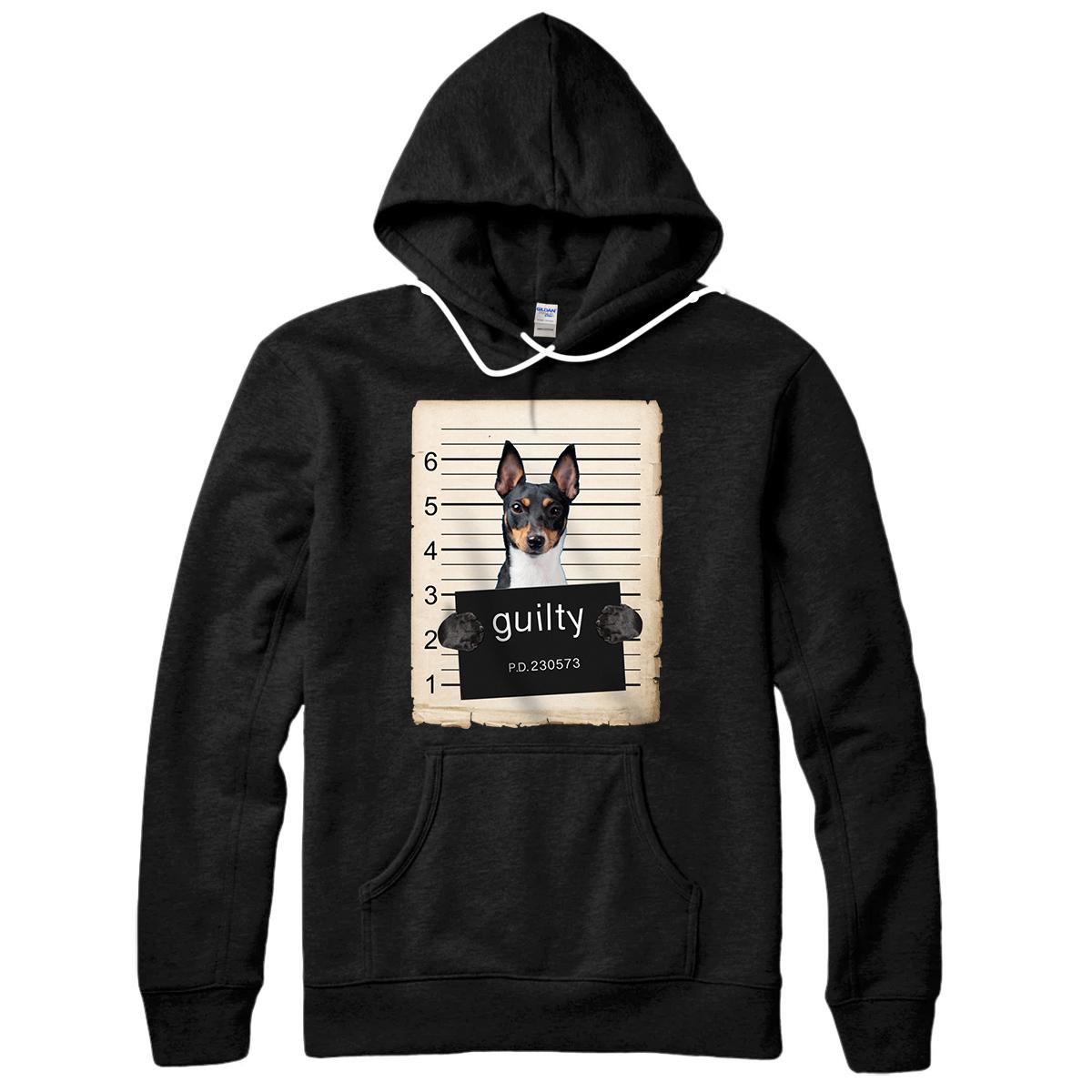 Toy Fox Terrier Dog mug shot Pullover Hoodie