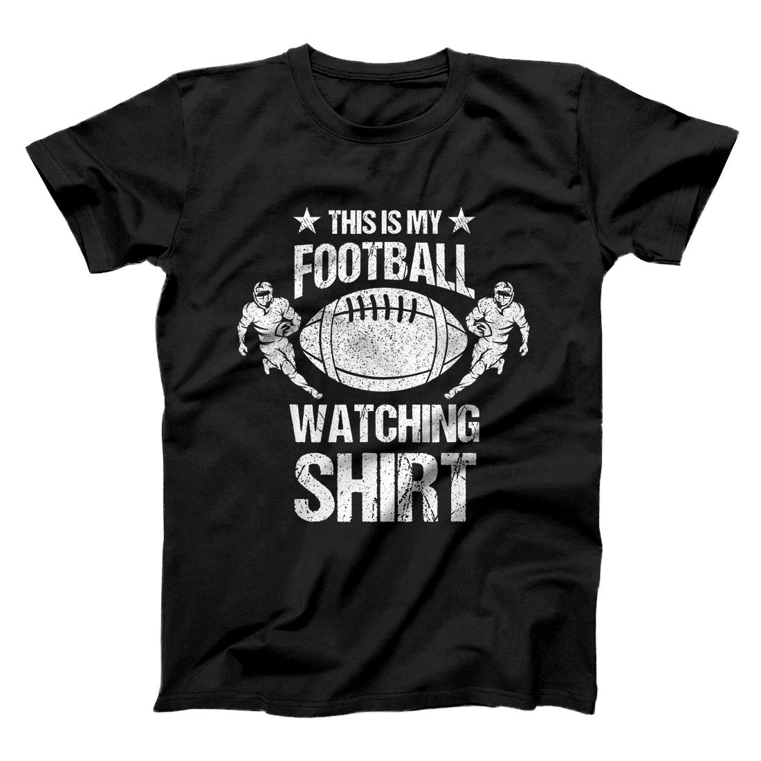 Personalized This Is My Football Watching Shirt Football Fan T-Shirt