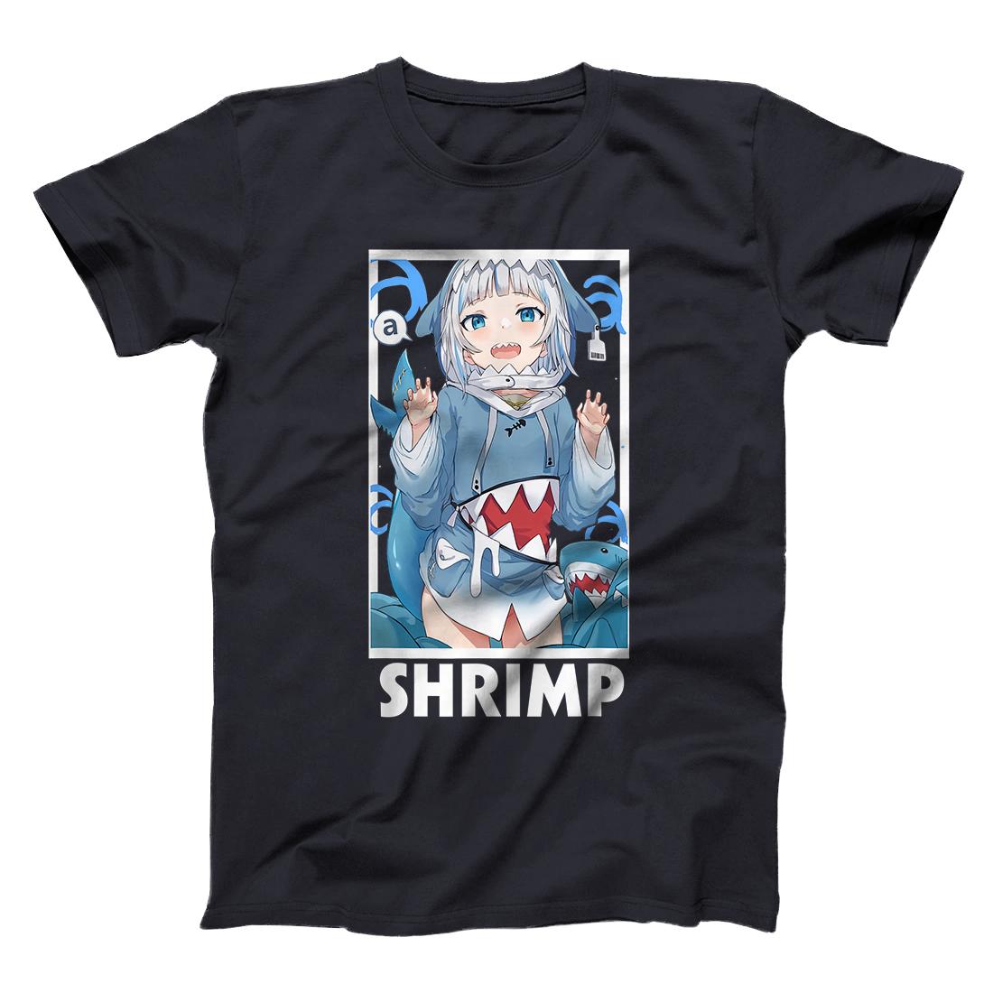 Gawr Gura Senzawa Shrimp Face Funny Cool Gift T-Shirt - All Star Shirt