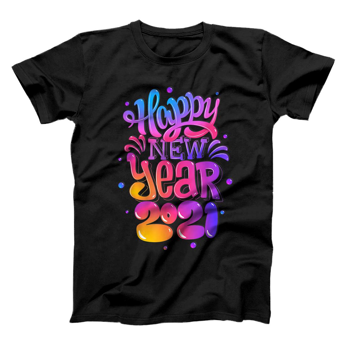 Personalized Happy New Year Shirt 2021 New Years Eve 2020 Party Supplies T-Shirt