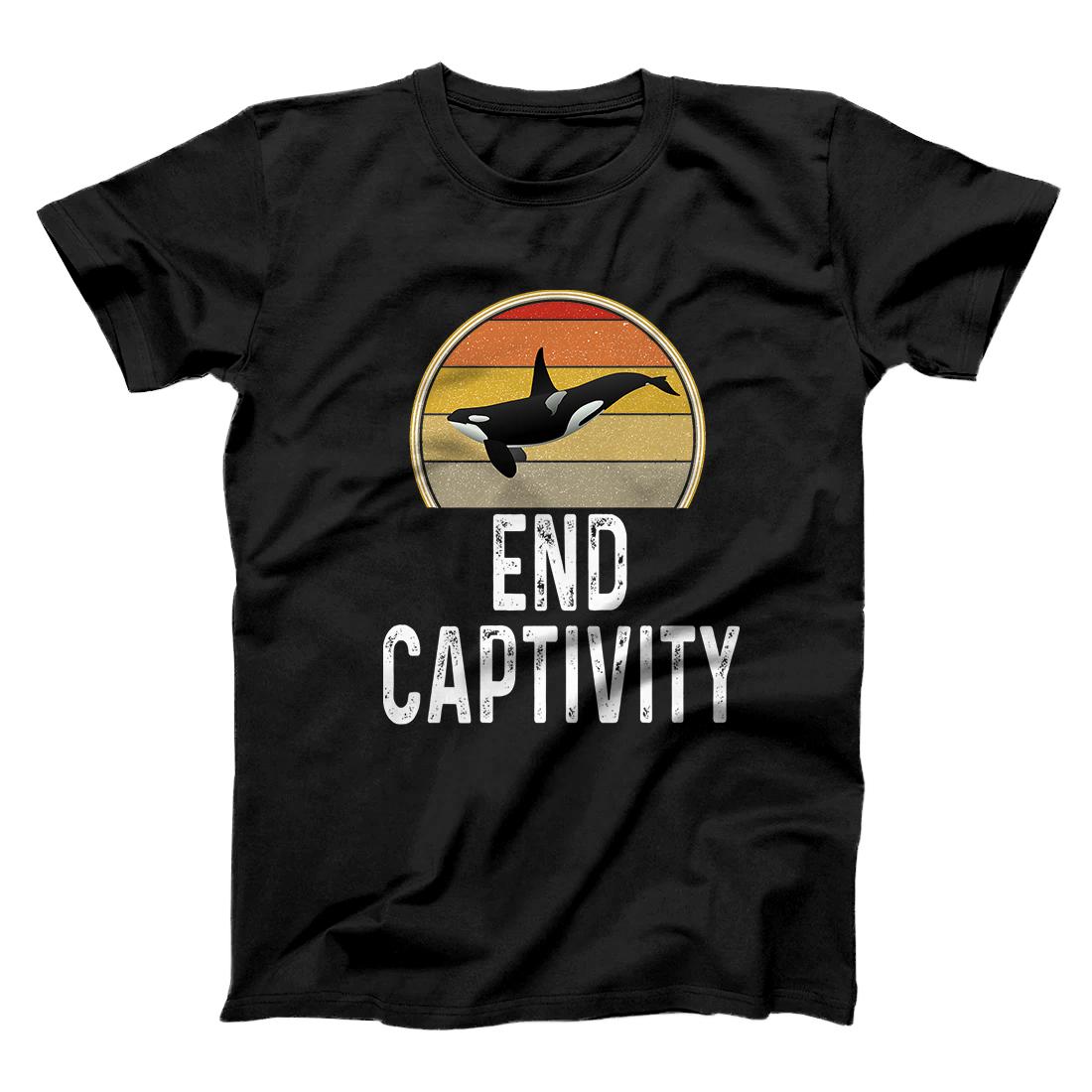 Personalized Funny Orca Whale Shirt Ocean Sea Gift Retro End Captivity Premium T-Shirt