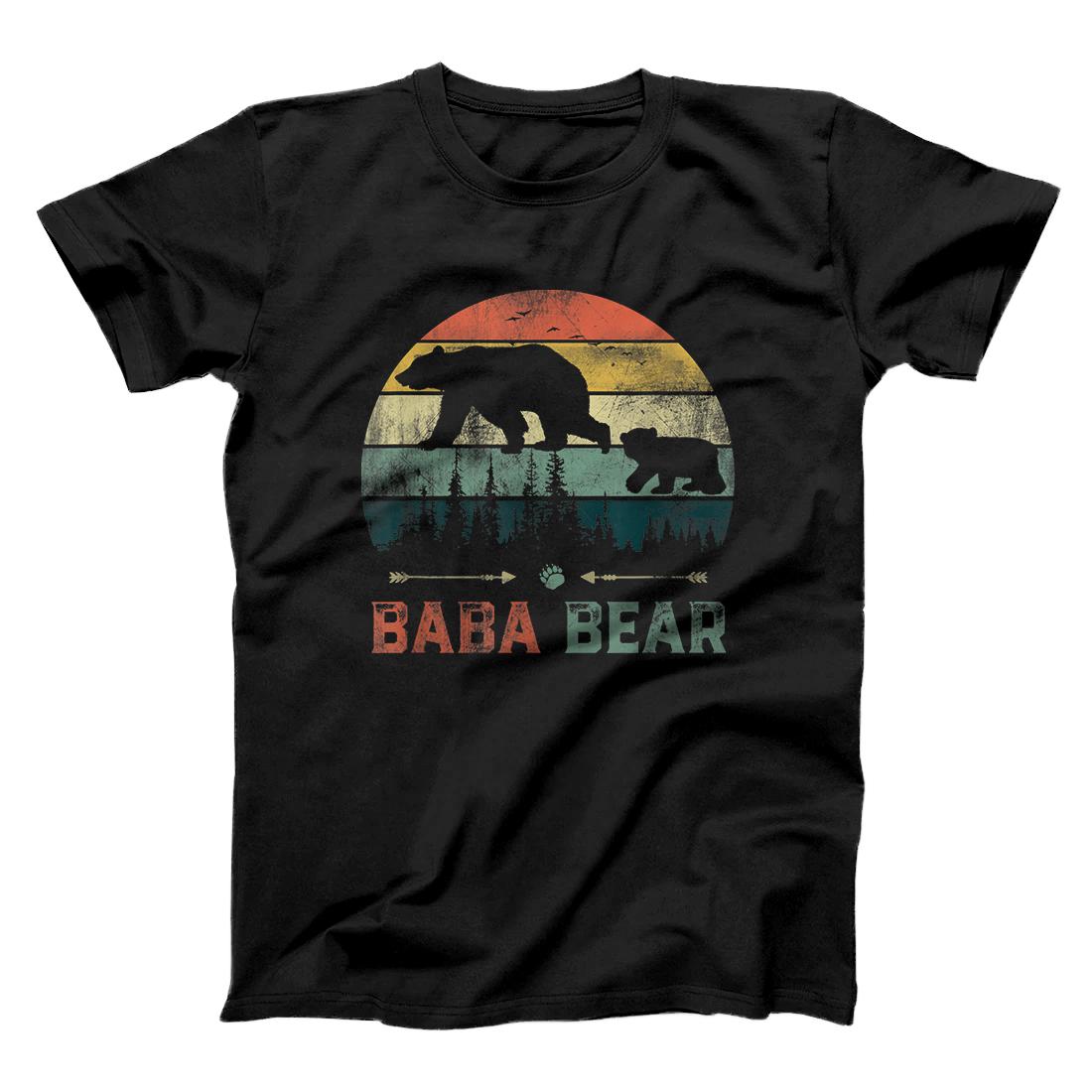 Personalized Vintage Baba Bear Wildling Father's Day T-Shirt