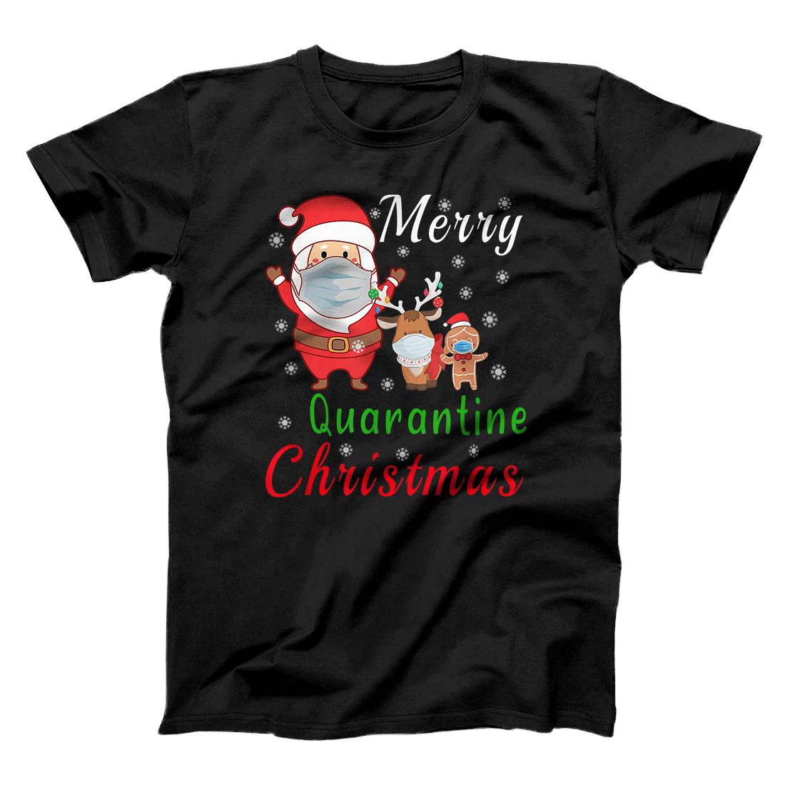 Personalized Merry Quarentine Christmas 2020 Matching Family Christmas T-Shirt