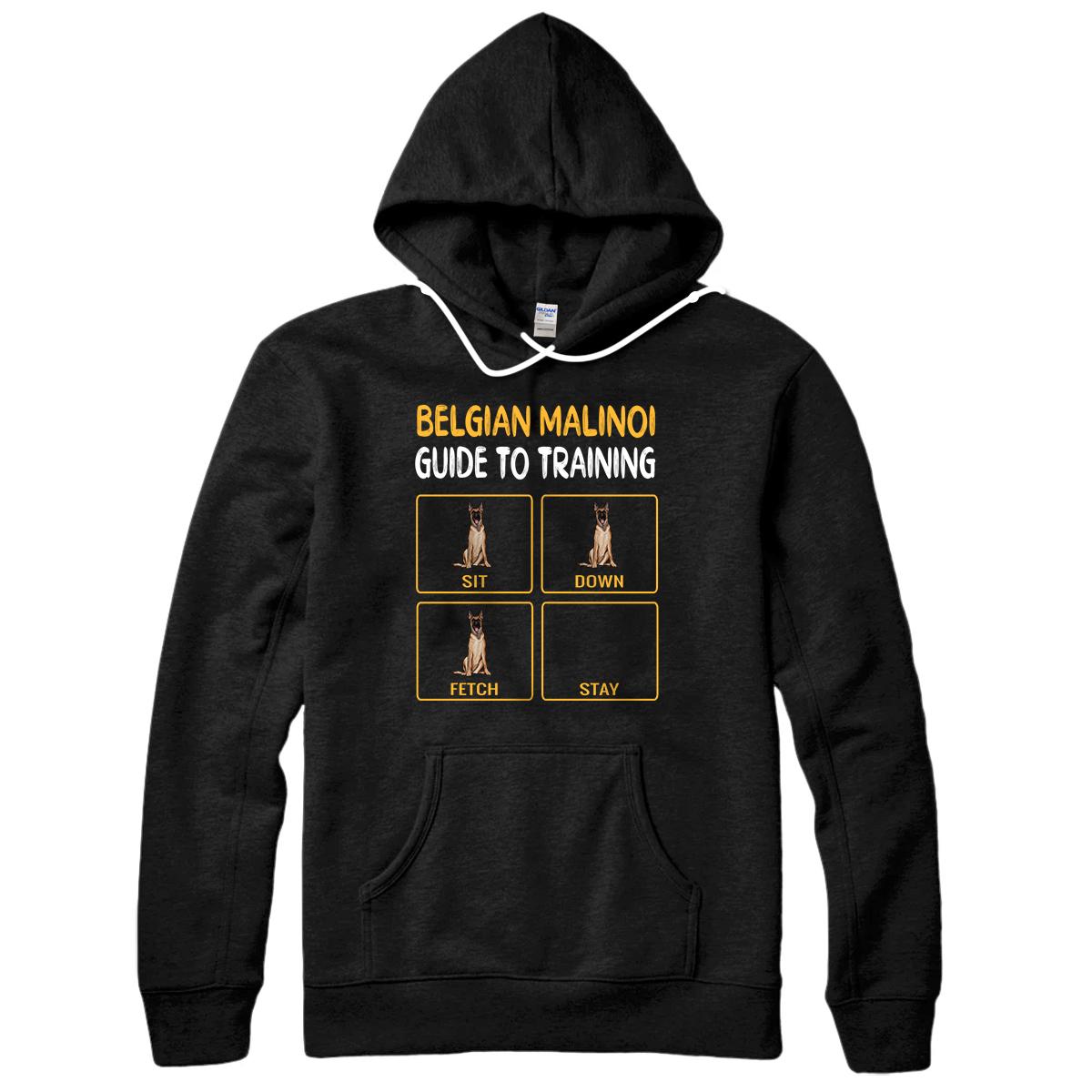 Belgian Malinoi Guide To Training Dog Obedience Pullover Hoodie