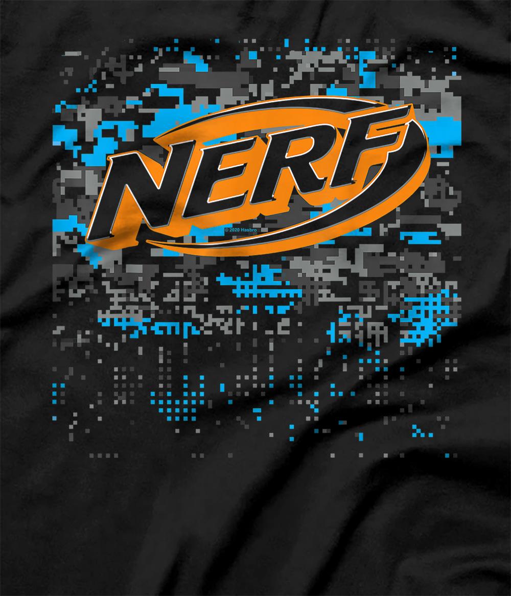 Nerf Logo Glitch Camouflage T-Shirt