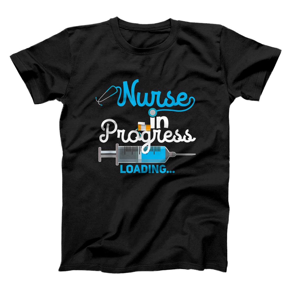 Personalized Nurse In Progress Loading... Funny Nursing Education Gift T-Shirt