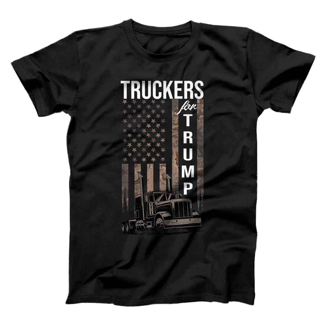 Personalized Truckers for Trump - Pro Trump 2020 Trucker Driver Gift T-Shirt
